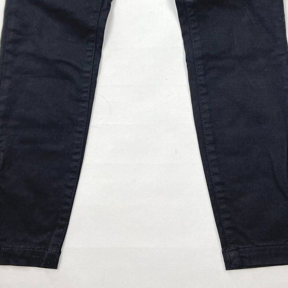Joie Park Skinny Crop Pants Pockets Stretch Cotton Ankle Zipper Black Women 26 - Picture 6 of 13